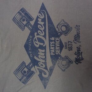 John Deere genuine parts and service extra large (XL) t-shirt. New with tags